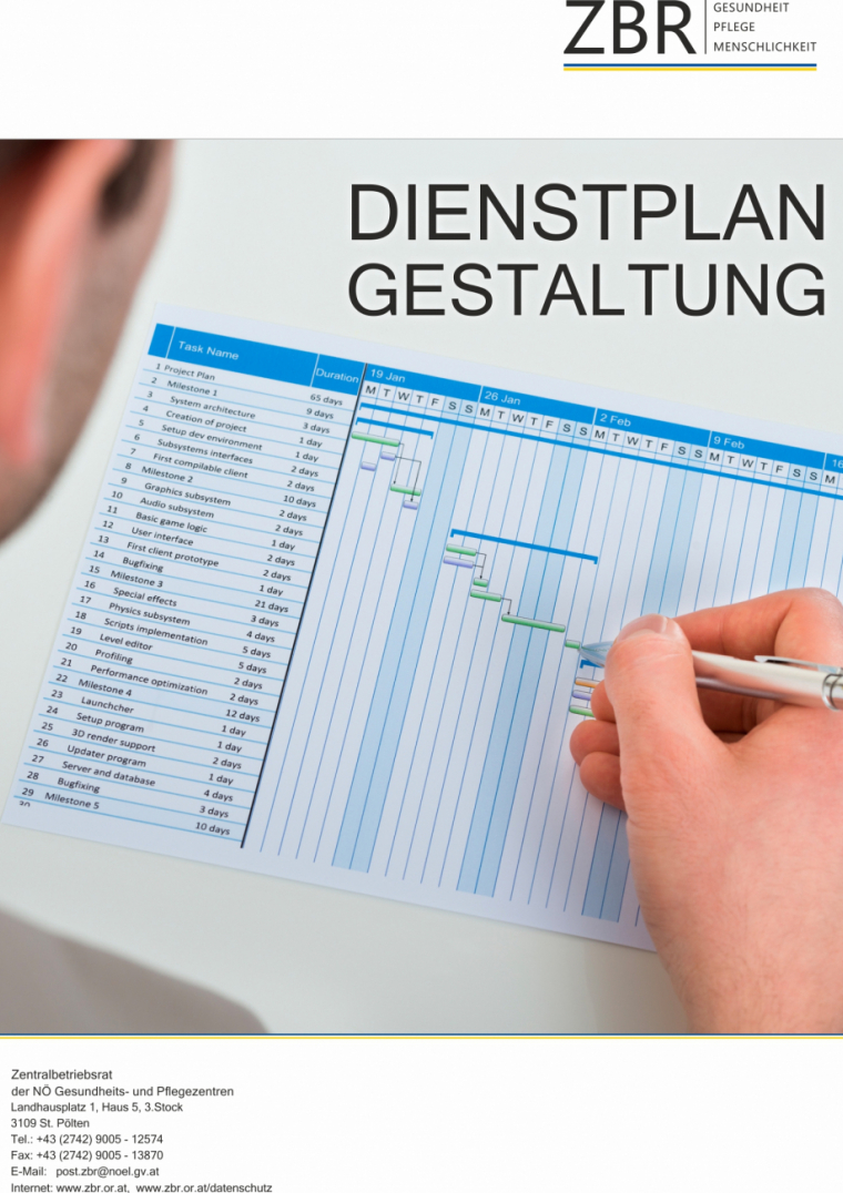 Dienstplangestaltung